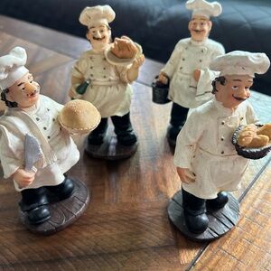 Vintage French Chef Figurine Resin